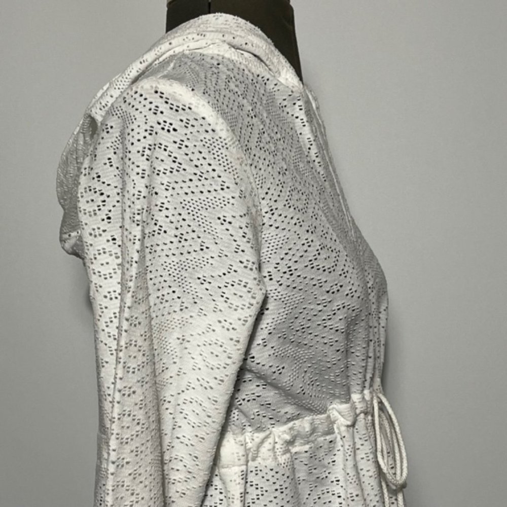 SERENE White Hooded Swimsuit Coverup Size XL NWOT - Picture 9 of 9
